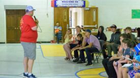 Pastor Kim teaching at VBS Pastor Kim teaching at VBS