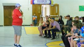 Pastor Kim teaching at VBS Pastor Kim teaching at VBS